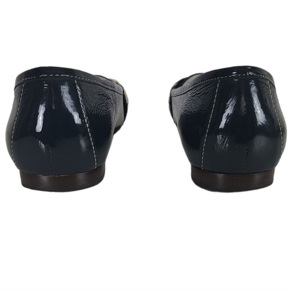 Talbots Navy Blue Leather Loafer Size 8B - Picture 7 of 8